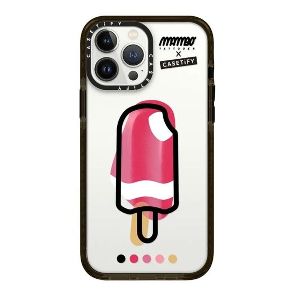 Casetify Capri Impact Case Iphone 13Pro Max Clear/Glossy Black